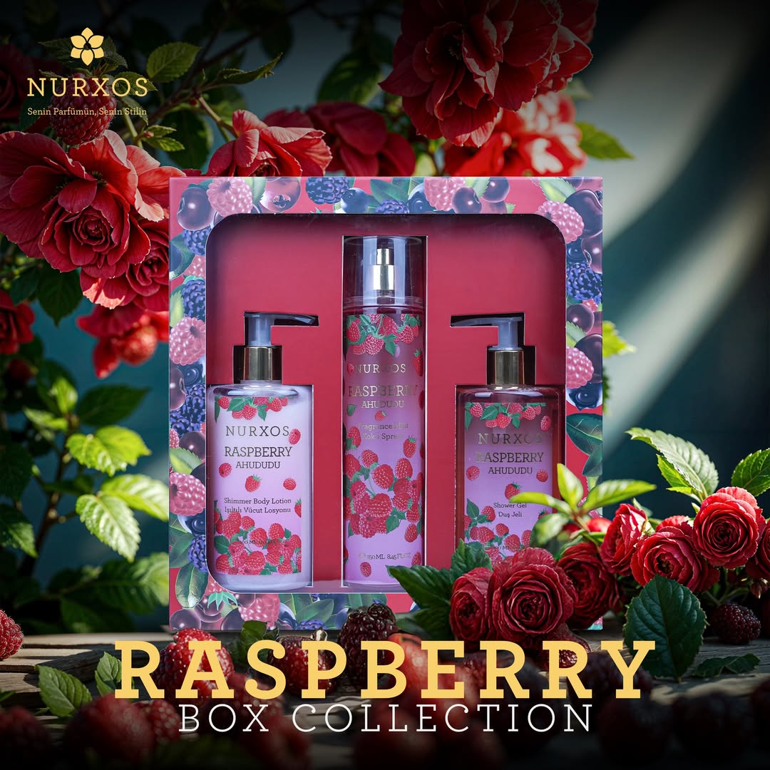 NURXOS – Raspberry Box Collection 🍇 | مجموعة التوت للعناية الفاخرة