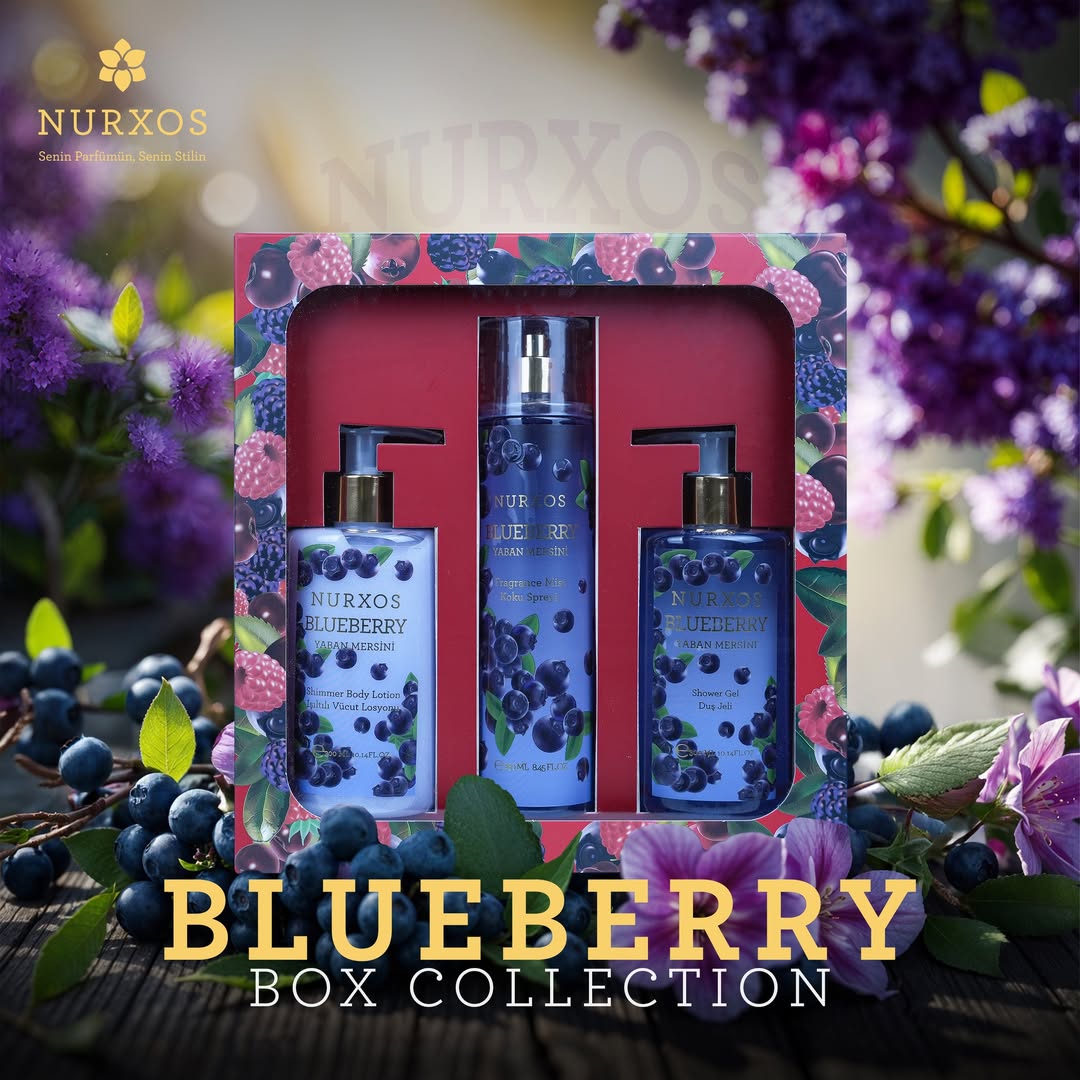 NURXOS – Blueberry Box Collection 🫐 | مجموعة التوت الأزرق للعناية الفاخرة