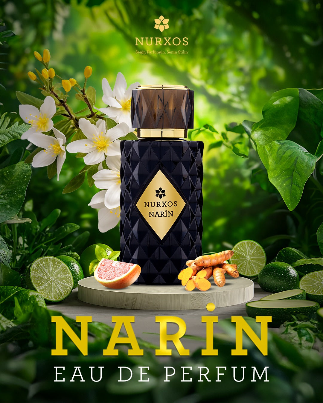 ✨ NARİN Eau De Parfum – رمز الرقة والأنوثة الراقية