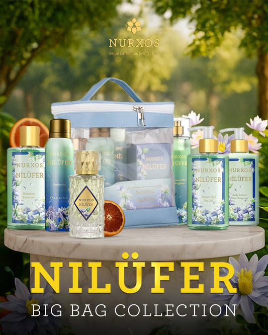 🌸 مجموعة NURXOS Nilüfer BIG BAG 🌿